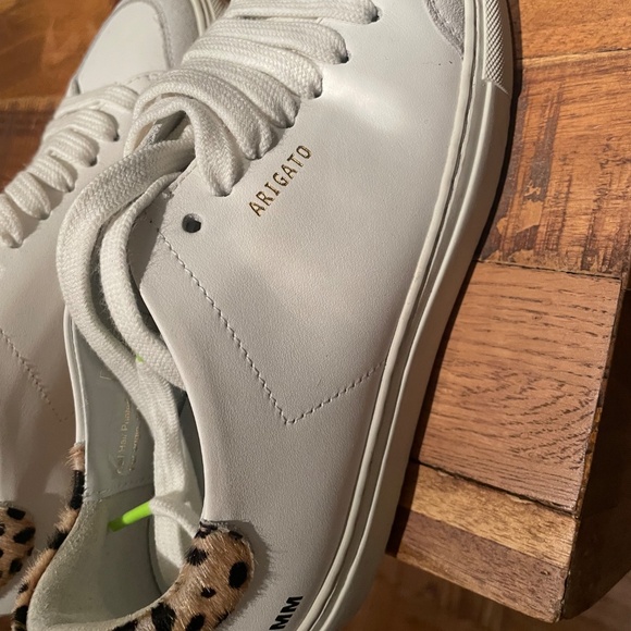 Axel Arigato Women's White Clean 90 Animal Low-Top Sneakers size 6.5 - Picture 3 of 10